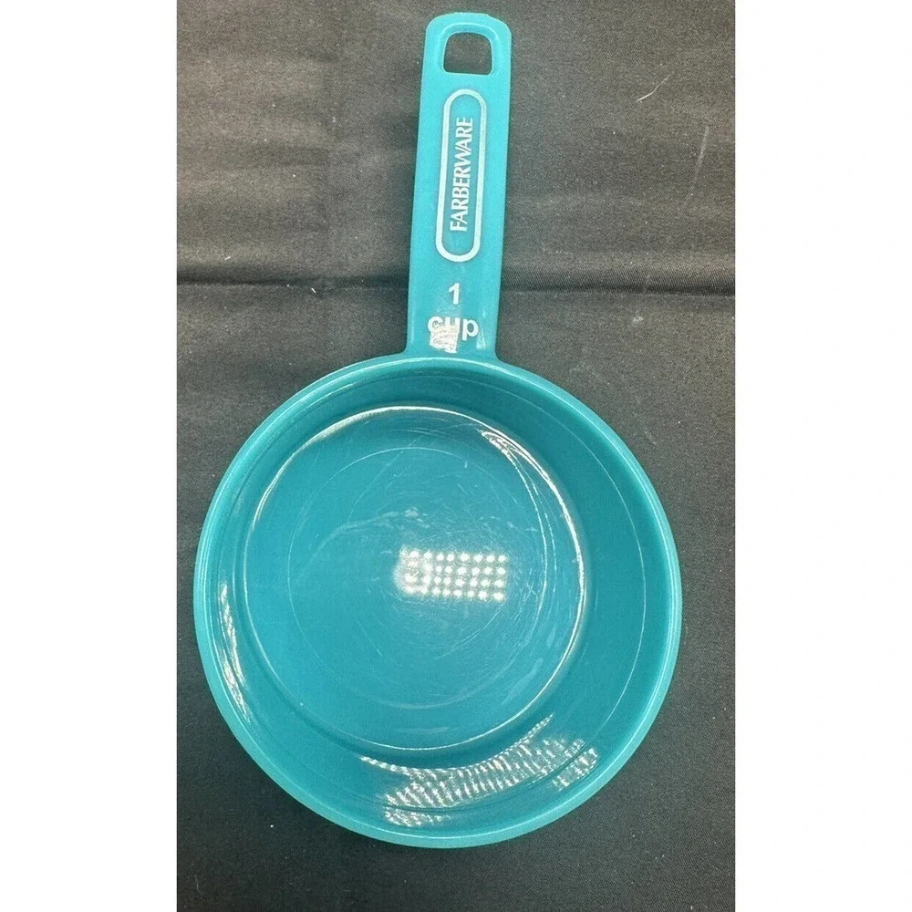 Farberware Professional Plastic Measuring Cups with Coffee Spoon, Set of 5